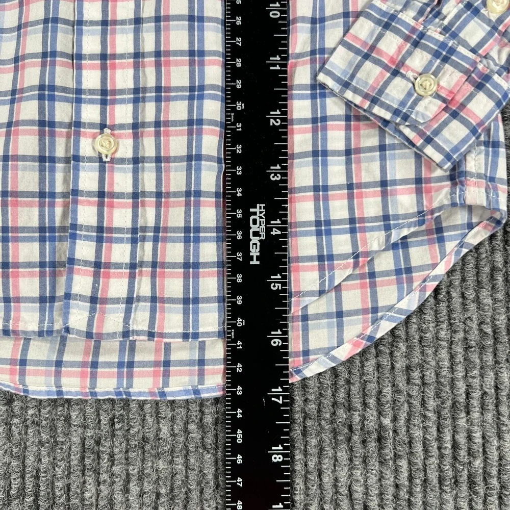 Ralph Lauren Shirt Size 3T White Plaid Long Sleeve Button‎ Down Sunday Dress